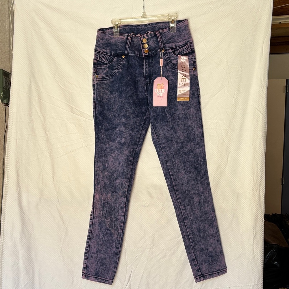 Trendy High Rise Purple Women's Jeans